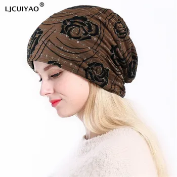 LJCUIYAO Knitted Hat Autumn Winter Skullies Beanies Female Hats For Women Men Baggy Warm Fashion Cap Knit Outdoor Rose Print Hat
LJCUIYAO Knitted Hat Autumn Winter Skullies Beanies Female Hats For Women Men Baggy Warm Fashion Cap Knit Outdoor Rose Print Hat