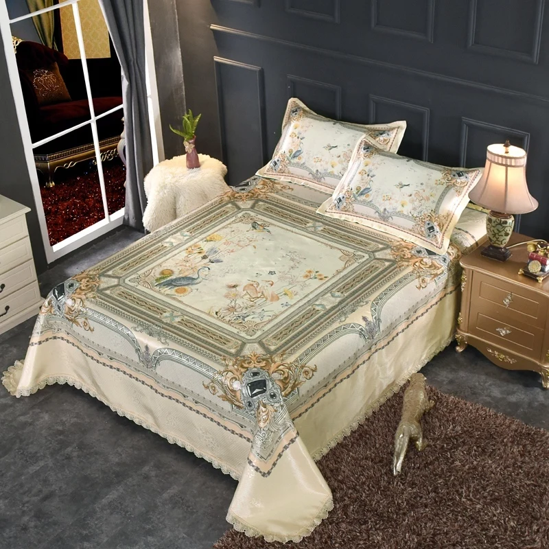Silk Summer Sleeping Mat Sheet Fund Three-piece Mat Air Conditioner Soft Seats Or Berths 600d Can Washing Machine 1.8m1.m Bed
Silk Summer Sleeping Mat Sheet Fund Three-piece Mat Air Conditioner Soft Seats Or Berths 600d Can Washing Machine 1.8m1.m Bed