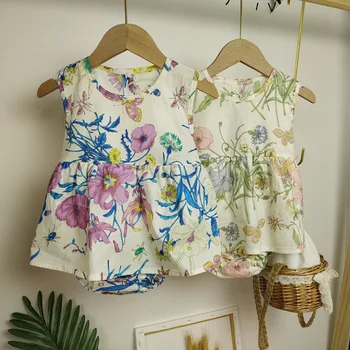 Baby Girl Bodysuits 2020 Summer New Korean Version of The Baby Sleeveless One-piece Dress Baby Bodysuit Clothes
Baby Girl Bodysuits 2020 Summer New Korean Version of The Baby Sleeveless One-piece Dress Baby Bodysuit Clothes