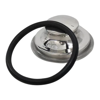 With Gasket Stainless Steel Blocking Basin Tool Sink Plug Durable Water Stopper Leakproof Garbage Disposal Kitchen Drain Sealing
With Gasket Stainless Steel Blocking Basin Tool Sink Plug Durable Water Stopper Leakproof Garbage Disposal Kitchen Drain Sealing