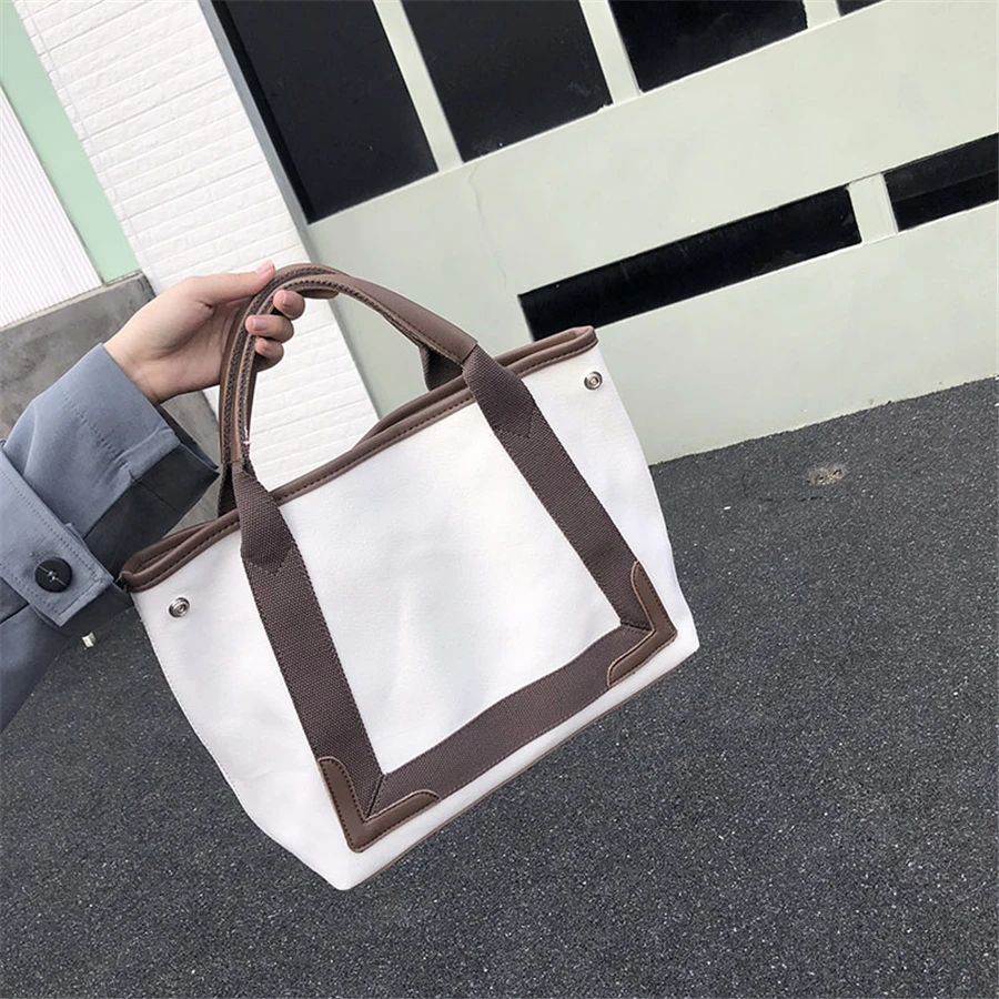 New 2019 Autumn style cross-body bag with contrasting colors college style with large capacity canvas women bag
New 2019 Autumn style cross-body bag with contrasting colors college style with large capacity canvas women bag
