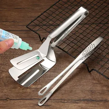 Multifunctional Stainless Steel Steak Clam Bread Tongs Food Serving Clip For Barbecue Meats Pizza Pies Fish Tools HOT
Multifunctional Stainless Steel Steak Clam Bread Tongs Food Serving Clip For Barbecue Meats Pizza Pies Fish Tools HOT