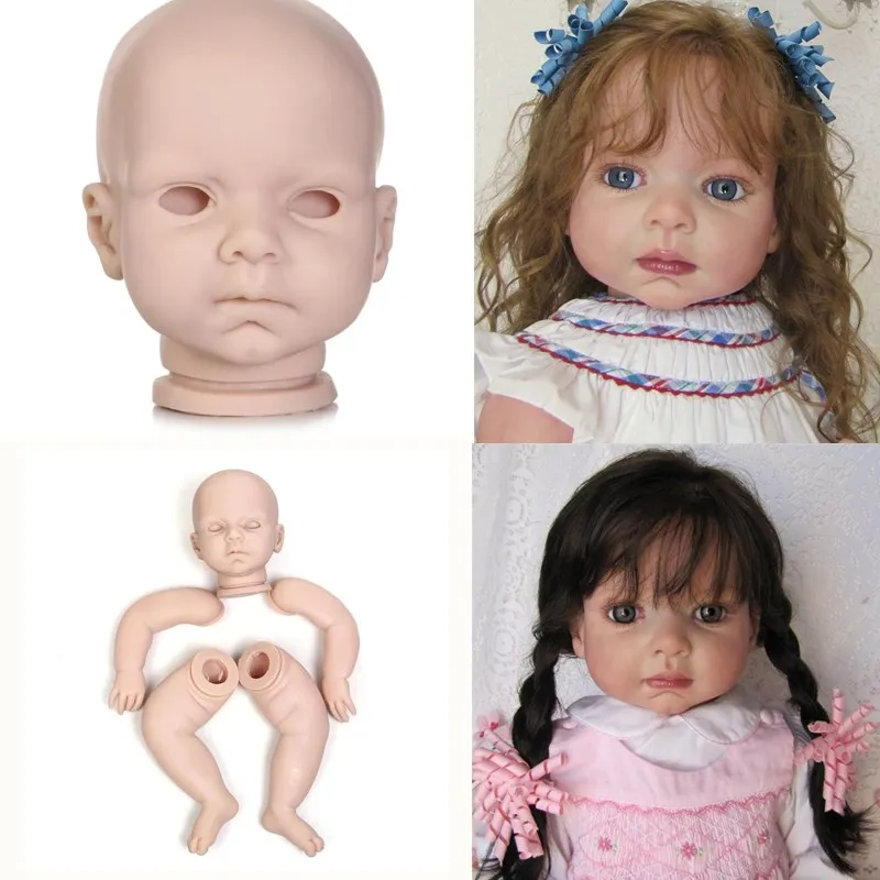 Новый 28 дюймов Reborn Baby Doll комплект Леонтайн огромный детей ясельного возраста