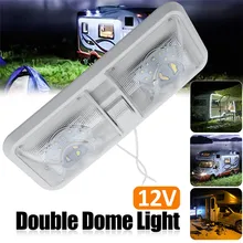 1pc 12V Double-sided 48LED RV Camper Boat Ceiling Light Reading Light Porcelain White Ceiling Light Motorhome Reading Lights
1pc 12V Double-sided 48LED RV Camper Boat Ceiling Light Reading Light Porcelain White Ceiling Light Motorhome Reading Lights