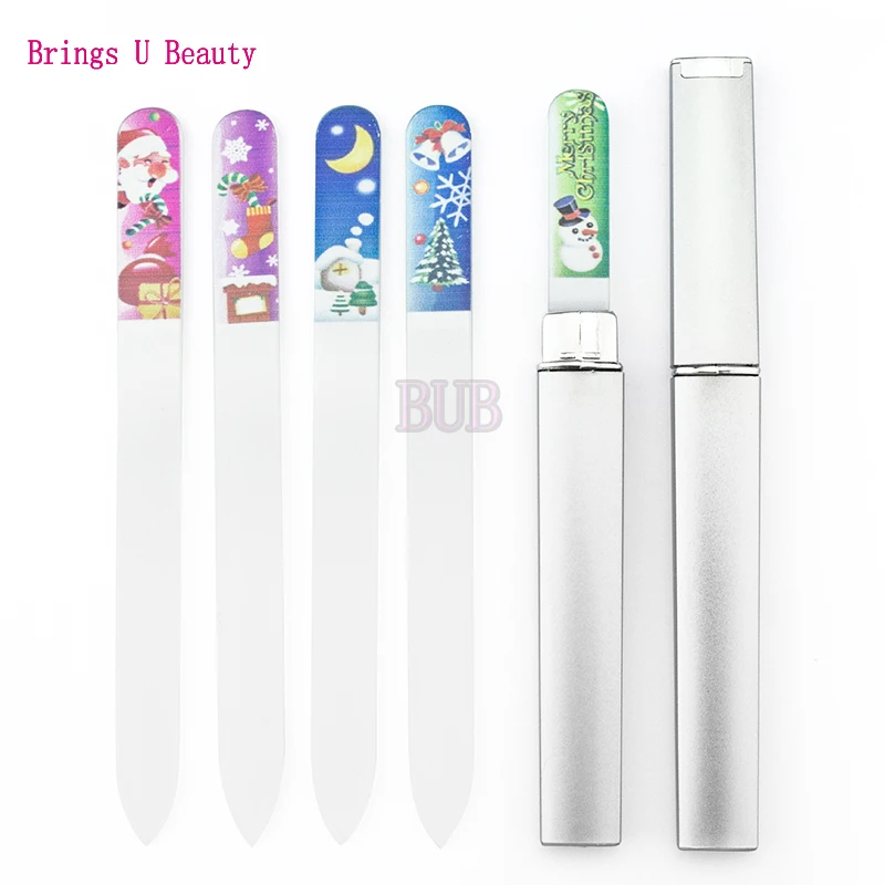 1PC Christmas Pattern Etched Double Side Smooth & Gentle Crystal Glass Nail File Buffer with Cass Good for Natural Nails
1PC Christmas Pattern Etched Double Side Smooth & Gentle Crystal Glass Nail File Buffer with Cass Good for Natural Nails