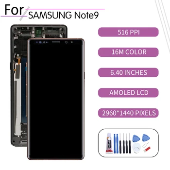 ORIGINAL For SAMSUNG Galaxy Note 9 LCD Touch Screen Digitizer Assembly For Samsung Note9 Display with Frame Replacement SM-N960
ORIGINAL For SAMSUNG Galaxy Note 9 LCD Touch Screen Digitizer Assembly For Samsung Note9 Display with Frame Replacement SM-N960