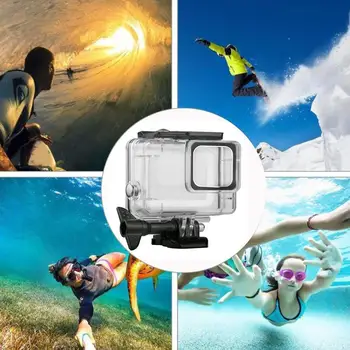Diving Protective Case Waterproof Frame For GoPro HERO Sports Camera Silver/White 7 Accessories K5G7
Diving Protective Case Waterproof Frame For GoPro HERO Sports Camera Silver/White 7 Accessories K5G7