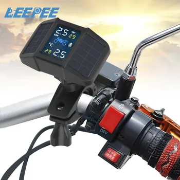 LEEPEE USB Solar Charging Motorcycle TPMS Motor Tire Pressure Tyre With 2 External Sensors Temperature Monitoring Alarm System
LEEPEE USB Solar Charging Motorcycle TPMS Motor Tire Pressure Tyre With 2 External Sensors Temperature Monitoring Alarm System