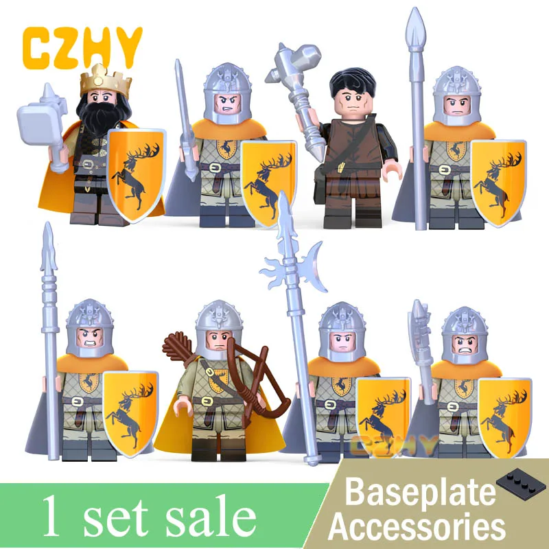 Set Game of Thrones Stannis Baratheon Spear Sword Infantry Archers Ice and Fire Building Blocks Toys Kid Gift KT1029
Set Game of Thrones Stannis Baratheon Spear Sword Infantry Archers Ice and Fire Building Blocks Toys Kid Gift KT1029
