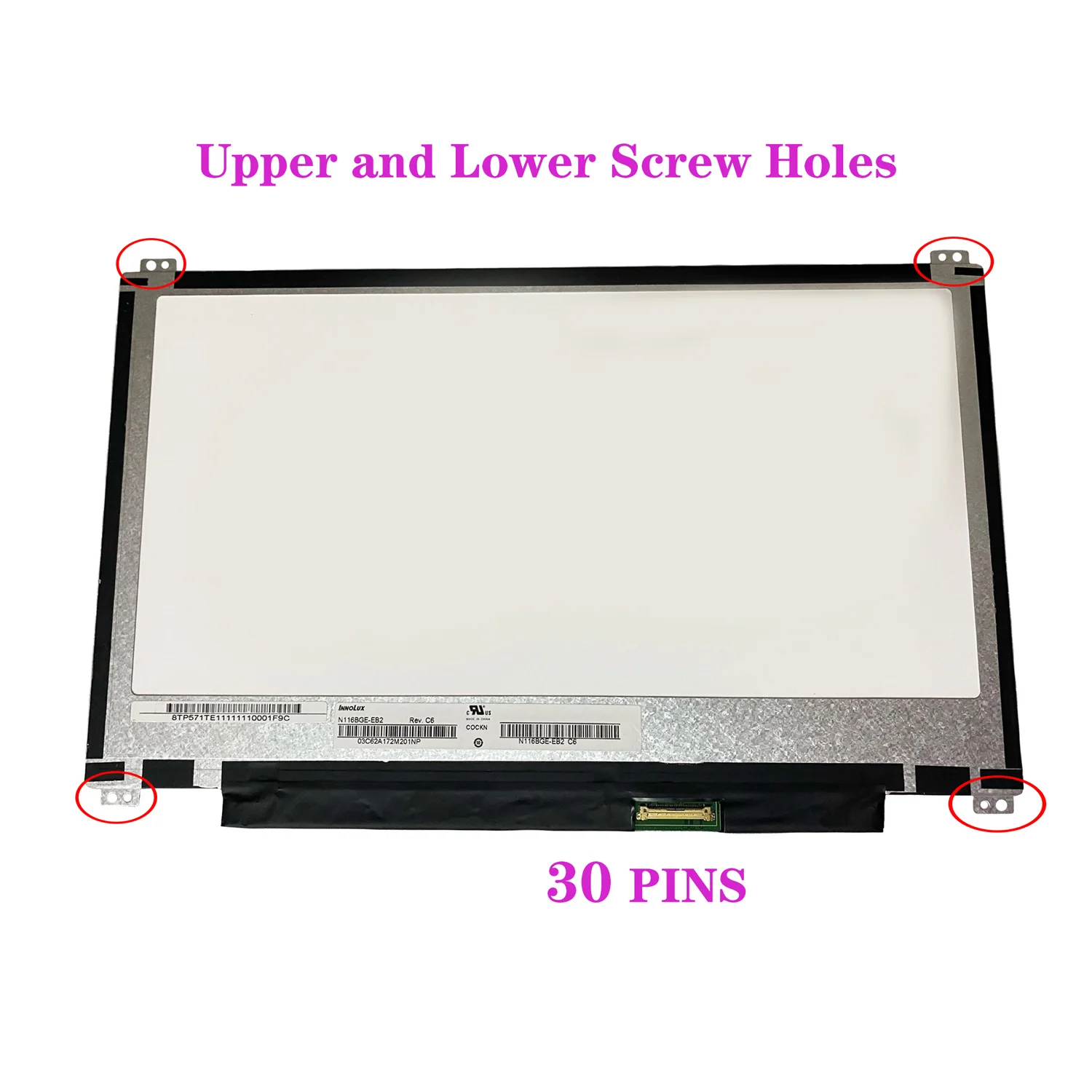 N116BGE-EB2 Fit N116BGE-E32 N116BGE-E42 B116XTN02.2 B116XTN02.3 HW3A EDP 30 Pins LCD Matrix Panel HD 1366*768 Notebook Screen
N116BGE-EB2 Fit N116BGE-E32 N116BGE-E42 B116XTN02.2 B116XTN02.3 HW3A EDP 30 Pins LCD Matrix Panel HD 1366*768 Notebook Screen