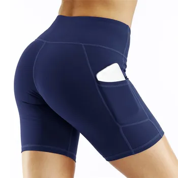 Women High Waist Shorts Compression Exercise Running Cycling Shorts with Side Pockets TT@88 
Women High Waist Shorts Compression Exercise Running Cycling Shorts with Side Pockets TT@88