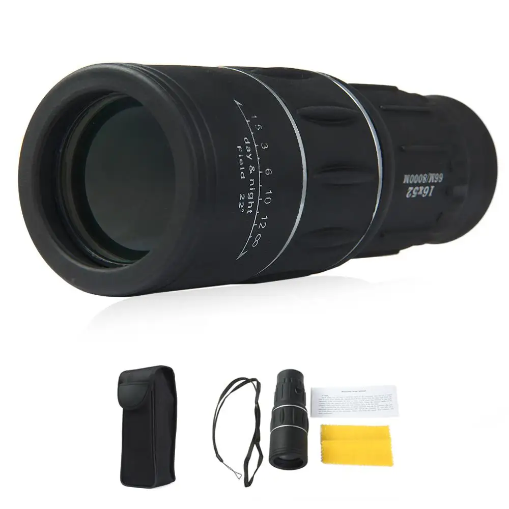 HD 16x52 Straight Grain Telescope Low-Light Twilight Double-Tuning Telescope For Outdoor Travel Hunting Clear And Unobstructed
HD 16x52 Straight Grain Telescope Low-Light Twilight Double-Tuning Telescope For Outdoor Travel Hunting Clear And Unobstructed