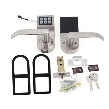 4-in-1 Electronic Door Lock Password RF Card Remote Control Key Unlock Home Security Backlight Entry Code Door Lock
4-in-1 Electronic Door Lock Password RF Card Remote Control Key Unlock Home Security Backlight Entry Code Door Lock