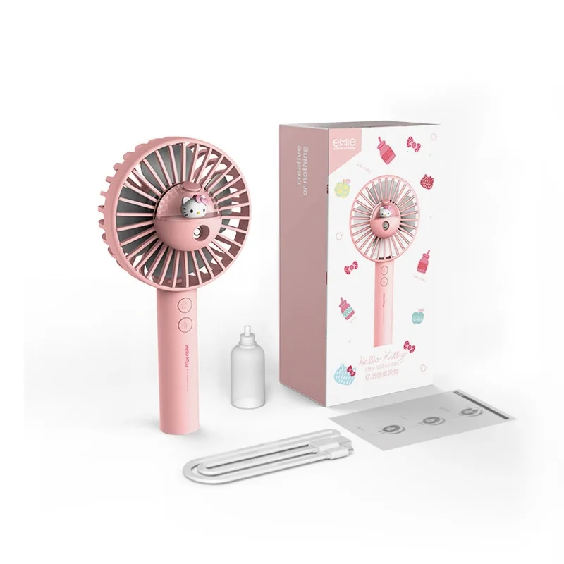 Spray small fan mini cute usb rechargeable small portable portable kitty handheld fan
Spray small fan mini cute usb rechargeable small portable portable kitty handheld fan