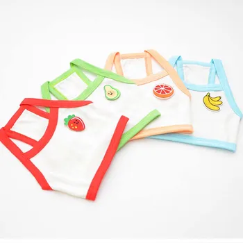 Spring and summer new pet small sling exposed navel loaded small fresh fruit dog small sling puppy exposed navel sling clothes
Spring and summer new pet small sling exposed navel loaded small fresh fruit dog small sling puppy exposed navel sling clothes