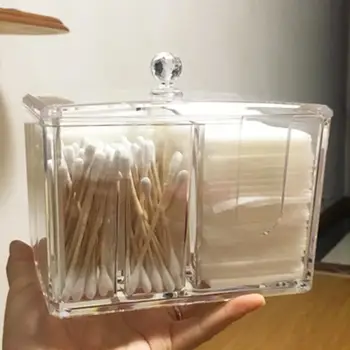 Cosmetic storage box dressing table cotton swab puff cotton pad transparent acrylic cover small storage cosmetic case
Cosmetic storage box dressing table cotton swab puff cotton pad transparent acrylic cover small storage cosmetic case