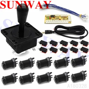 Arcade parts kits Bundle including arcade joystick arcade button for DIY contoller for arcade game,Mame,Raspberry PI
Arcade parts kits Bundle including arcade joystick arcade button for DIY contoller for arcade game,Mame,Raspberry PI