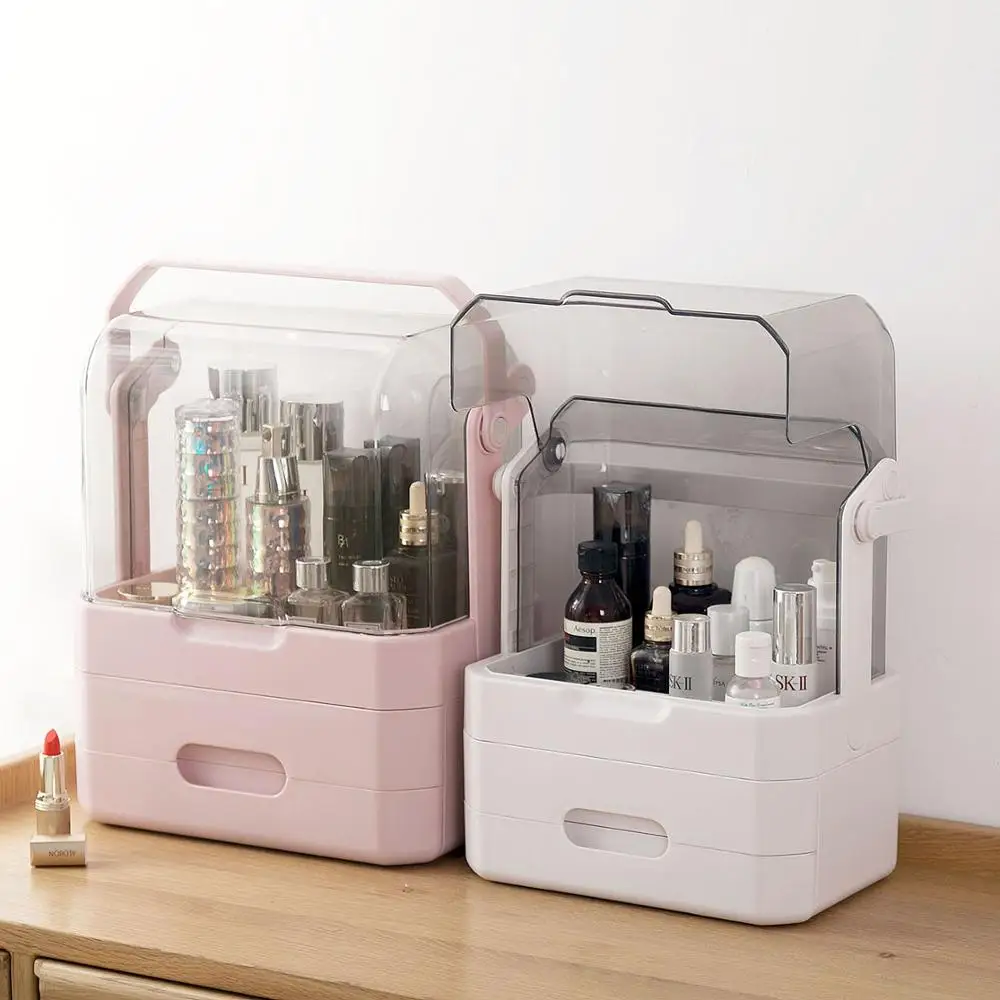 Portable Dustproof Makeup Organizer Drawers Type Nail Polish Lipstick Holder Make Up Brush Storage Box Desktop Sundry Storage
Portable Dustproof Makeup Organizer Drawers Type Nail Polish Lipstick Holder Make Up Brush Storage Box Desktop Sundry Storage