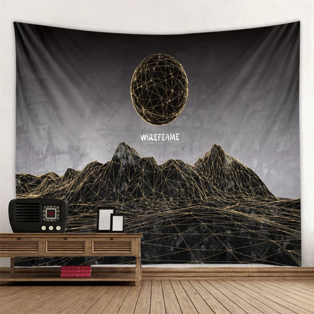 Japanese style mountain and big moon background tapestry scene layout digital printing can be customized
Japanese style mountain and big moon background tapestry scene layout digital printing can be customized
