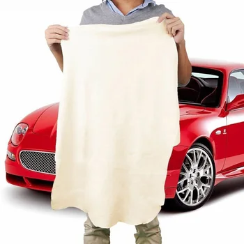 Universal 25 * 40cm Natural Shammy Chamois Leather Car Cleaning Towels Drying Washing Cloth Chamoileather Natural Thick Soft
Universal 25 * 40cm Natural Shammy Chamois Leather Car Cleaning Towels Drying Washing Cloth Chamoileather Natural Thick Soft