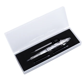 Premium 0.5-0.6mm High Transparent Iridium Nib Fountain Pen with 1 Dropper 2 Sacs (Transparent)
Premium 0.5-0.6mm High Transparent Iridium Nib Fountain Pen with 1 Dropper 2 Sacs (Transparent)