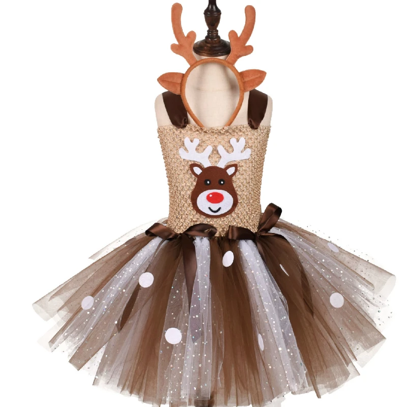 Birthday Deer Cosplay Kids Girl Dress Toddler Girls Christmas Outfits Cartoon Cosplay Big Girls Party Clothes for Size 1-14year
Birthday Deer Cosplay Kids Girl Dress Toddler Girls Christmas Outfits Cartoon Cosplay Big Girls Party Clothes for Size 1-14year