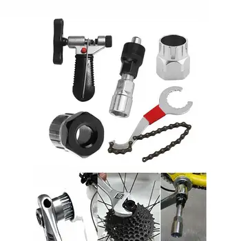 Bicycle Repair Tool Kits Mountain Bike Chain Cutter Chain Removel Bracket Remover Freewheel Remover Crank Puller Remover
Bicycle Repair Tool Kits Mountain Bike Chain Cutter Chain Removel Bracket Remover Freewheel Remover Crank Puller Remover