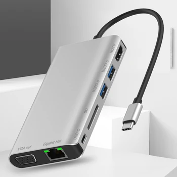 Multifunctional USB Type C HUB Converter Installa Remove Convenient Simple PD USB 3.0 HDMI VGA Card Reader Adapter
Multifunctional USB Type C HUB Converter Installa Remove Convenient Simple PD USB 3.0 HDMI VGA Card Reader Adapter