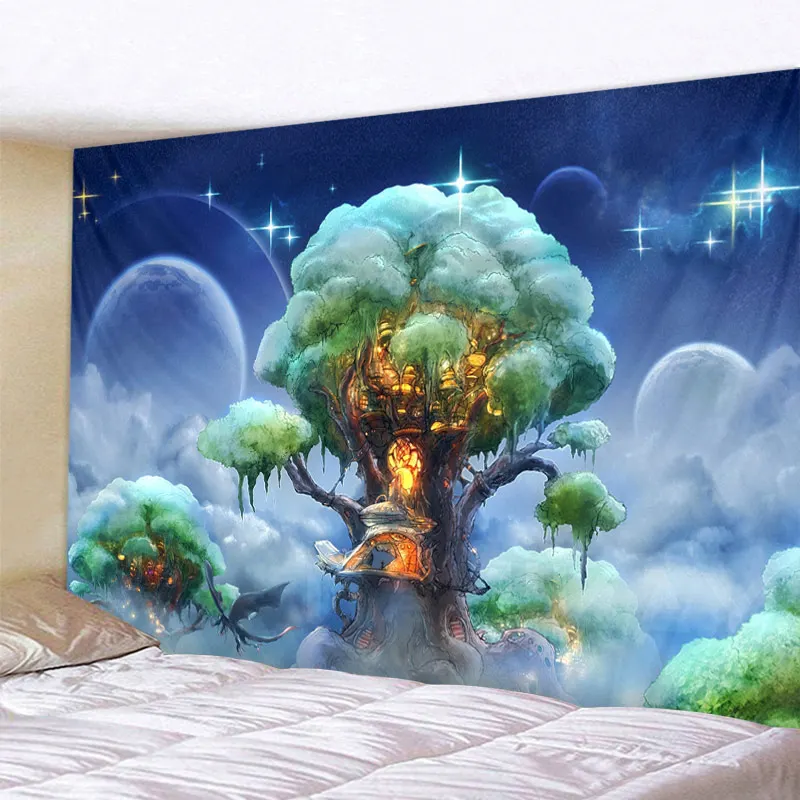 Polyster Hippie Mandala Pattern Tapestry Fantasy Tree Abstract Painting Art Wall Hanging Gobelin Livingroom Decor Crafts
Polyster Hippie Mandala Pattern Tapestry Fantasy Tree Abstract Painting Art Wall Hanging Gobelin Livingroom Decor Crafts