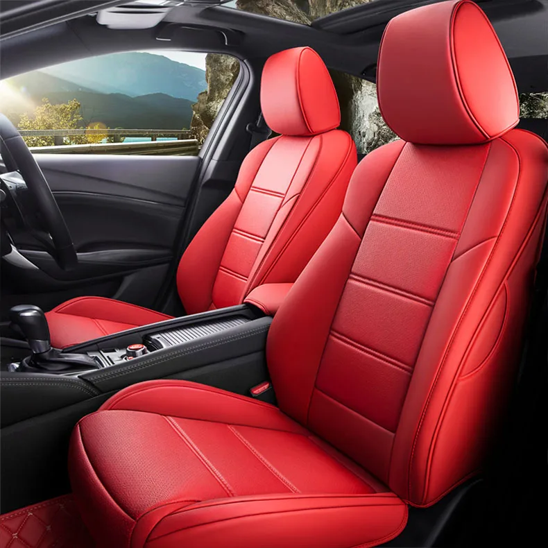Чехол для автомобильного сиденья кожаный VOLVO XC70 S60 S80 XC60 V40 V60 C30 C70 XC90 XC40 S40|Чехлы на