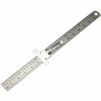 150mm Woodworking Scribe Marking Gauge Stainless Steel Multi-function Steel Ruler Measuring Tools woodworking tools
150mm Woodworking Scribe Marking Gauge Stainless Steel Multi-function Steel Ruler Measuring Tools woodworking tools