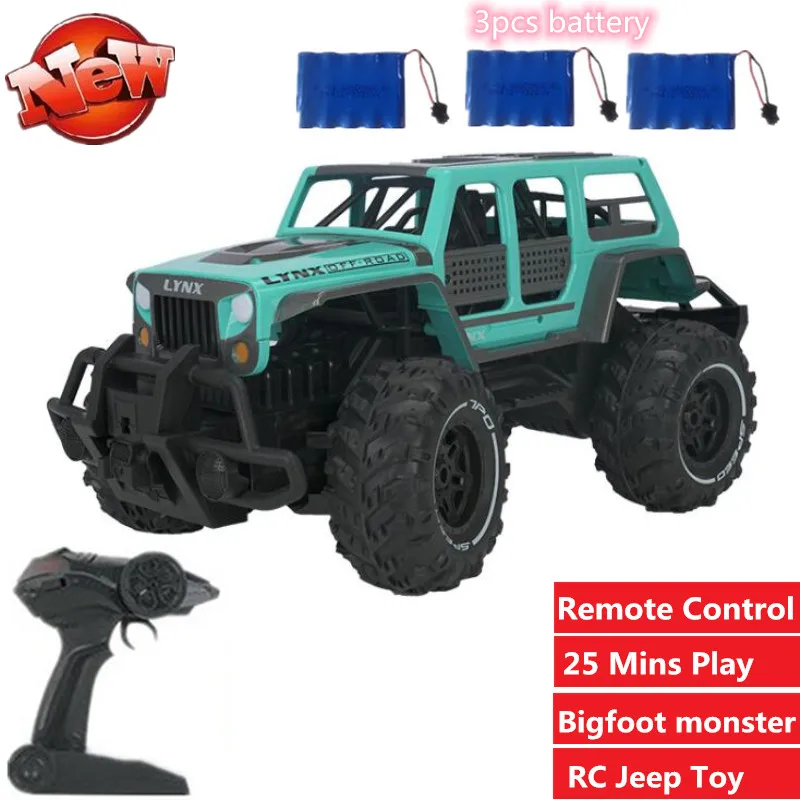 Electric Off Road Remote Control RC Car Model BigFoot 45 Degree Climb Shock Absorber High Speed RC Drift Car With 3pcs battery
Electric Off Road Remote Control RC Car Model BigFoot 45 Degree Climb Shock Absorber High Speed RC Drift Car With 3pcs battery