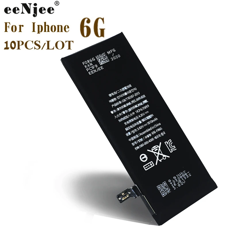Сменный литий ионный аккумулятор EENJEE для сотового телефона Iphone 6 6G 3 8 в 1810 мАч 10