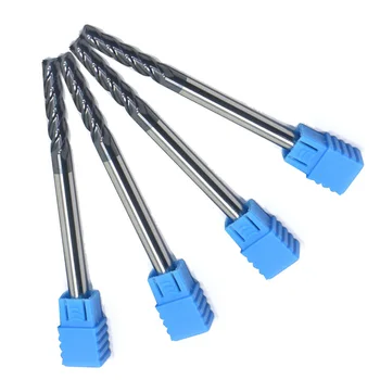 Carbided Tungsten 4 Flutes End Mill CNC Cutter CAE4-4, 6, 8, 10 L100mm HRC50 Kit
Carbided Tungsten 4 Flutes End Mill CNC Cutter CAE4-4, 6, 8, 10 L100mm HRC50 Kit