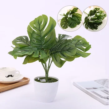 Simulation Green Plant Artificial Green 9-Leaves Green Grass plastic Landscape Plant Wedding Home Decoration Table Decors
Simulation Green Plant Artificial Green 9-Leaves Green Grass plastic Landscape Plant Wedding Home Decoration Table Decors