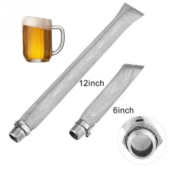 Stainless Steel Beer Filter Brewing Kettle Bazooka Screen Reusable Multifunction Mesh Strainer Wine Thread Tun Home Tools
Stainless Steel Beer Filter Brewing Kettle Bazooka Screen Reusable Multifunction Mesh Strainer Wine Thread Tun Home Tools