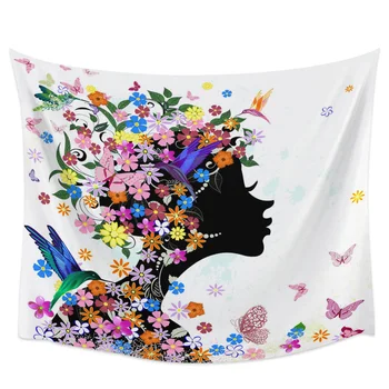 Flower Butterfly Color Woman Wall Tapestry Cover Beach Towel Picnic Yoga Mat Home Decoration
Flower Butterfly Color Woman Wall Tapestry Cover Beach Towel Picnic Yoga Mat Home Decoration