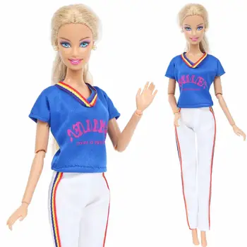 Modern Fashion Outfit Casual Daily Sport Dress Up Short T-Shirt Pants White Trousers Clothes for Barbie Doll Accessories Toy
Modern Fashion Outfit Casual Daily Sport Dress Up Short T-Shirt Pants White Trousers Clothes for Barbie Doll Accessories Toy