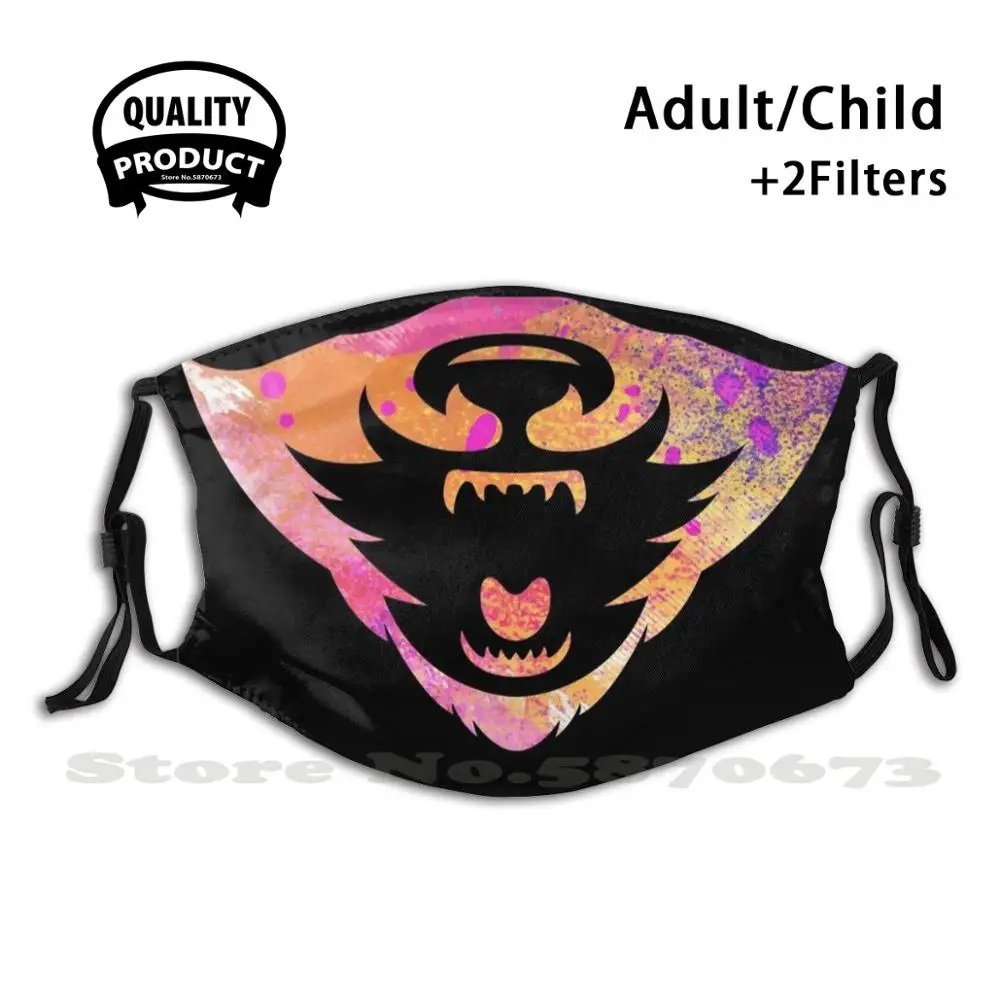 Face Fox Mouth And Teeth Colorful Black Diy Adult Kids Face Mask Fun Husky Wolf Face Animal Mouth Animal Teeth Fox Spirit 
Face Fox Mouth And Teeth Colorful Black Diy Adult Kids Face Mask Fun Husky Wolf Face Animal Mouth Animal Teeth Fox Spirit