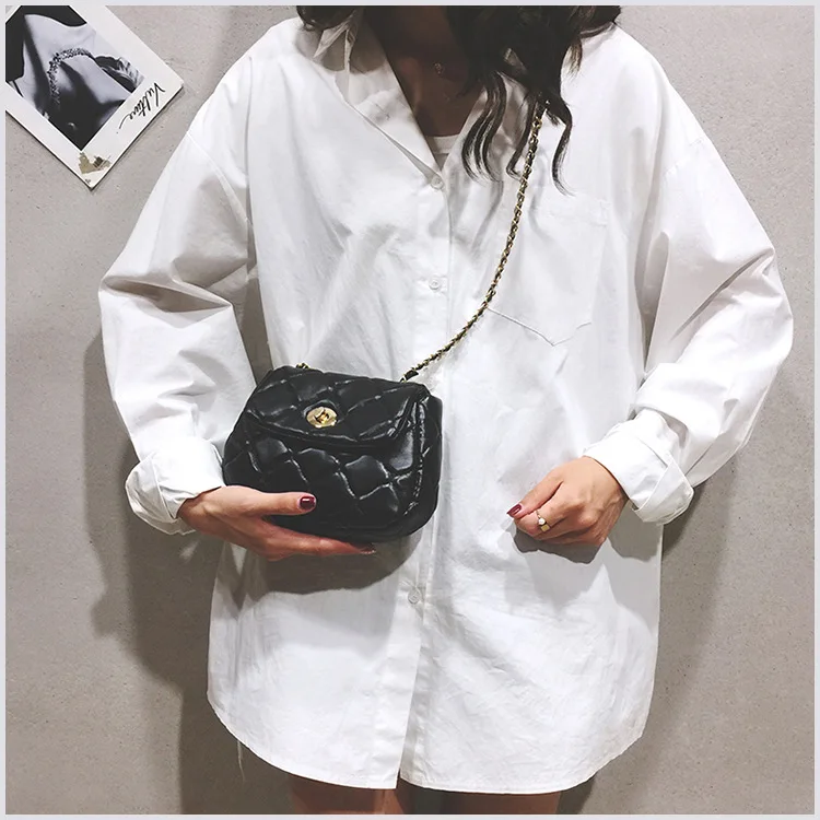 2019 Korean-style New Style Graceful Rhombus Cloud Bag Chain Square Sling Bag Simple Versatile Shoulder Mini Bag
2019 Korean-style New Style Graceful Rhombus Cloud Bag Chain Square Sling Bag Simple Versatile Shoulder Mini Bag