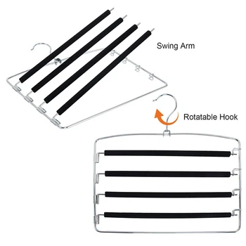 New Clothes Pants Hanger Hanging Rack Bracket Holder Non Slip Non-creasy Multiple Pants Hangers Towels
New Clothes Pants Hanger Hanging Rack Bracket Holder Non Slip Non-creasy Multiple Pants Hangers Towels