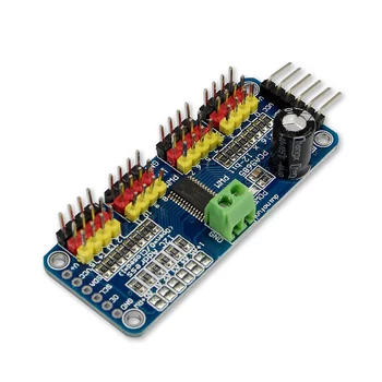 16 Channel 12-bit PWM/Servo Driver-I2C interface PCA9685 module for arduino or Raspberry pi shield module servo shield
16 Channel 12-bit PWM/Servo Driver-I2C interface PCA9685 module for arduino or Raspberry pi shield module servo shield