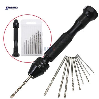 10 In 1 Mini Twist Drill Bit & Micro Aluminum Hand Drill Bit Keyless Chuck Reamer Hand Twist Drill Clamping dbird
10 In 1 Mini Twist Drill Bit & Micro Aluminum Hand Drill Bit Keyless Chuck Reamer Hand Twist Drill Clamping dbird