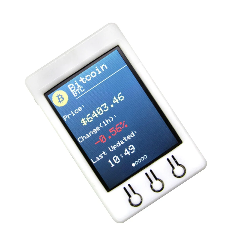 Led T-Watcher ESP32 2.2Inch 320x240 For Arduino 4M Flash Display Module BTC Ticker Psram Price TFT Accessories Screen
Led T-Watcher ESP32 2.2Inch 320x240 For Arduino 4M Flash Display Module BTC Ticker Psram Price TFT Accessories Screen