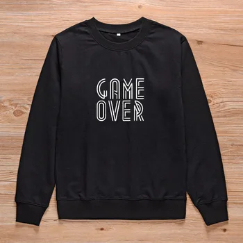 ONSEME kpop Crewneck Sweatshirt Women Game Over Tops korean Streetwear Long Sleeve Friends Feminist Aesthetic hoodie Kawaii S-28
ONSEME kpop Crewneck Sweatshirt Women Game Over Tops korean Streetwear Long Sleeve Friends Feminist Aesthetic hoodie Kawaii S-28