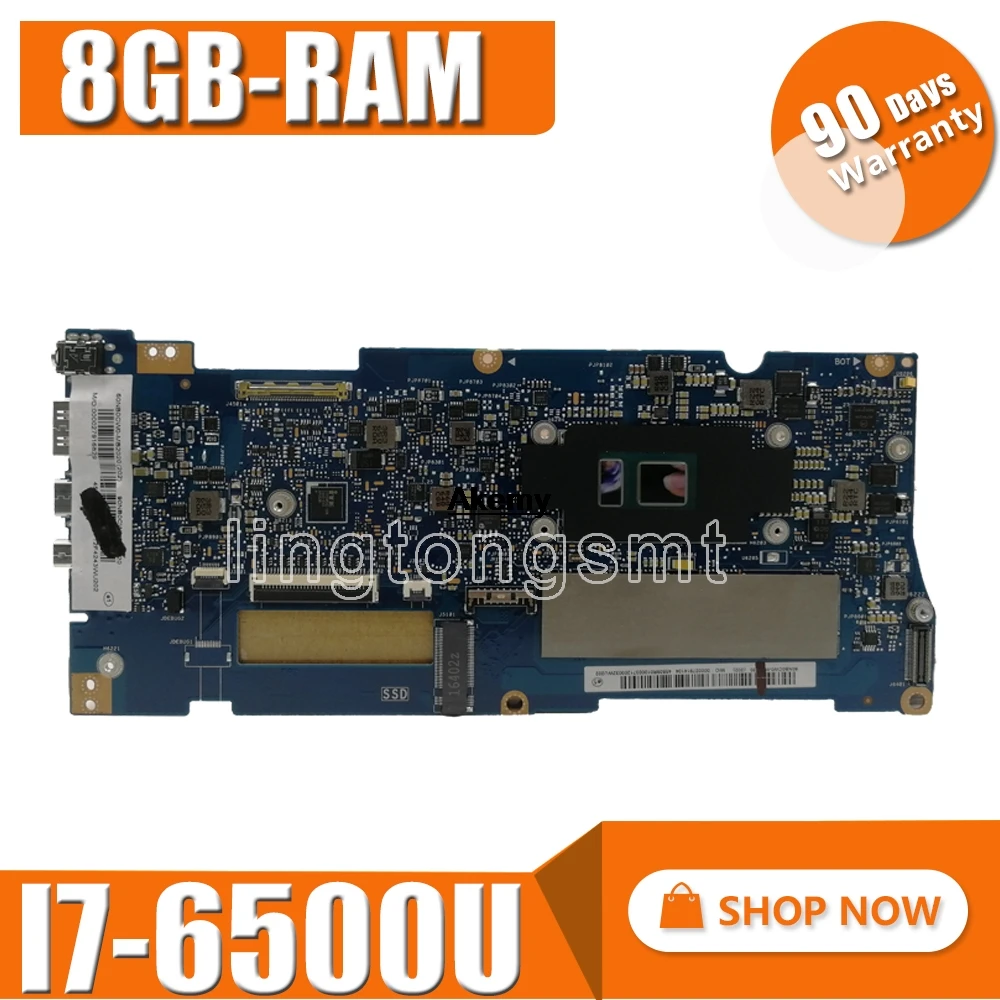Akemy UX330UA Laptop Motherboard For ASUS UX330UA UX330UAK UX330U U3000U mainboard 100% test OK I7-6500U 8GB-RAM
Akemy UX330UA Laptop Motherboard For ASUS UX330UA UX330UAK UX330U U3000U mainboard 100% test OK I7-6500U 8GB-RAM