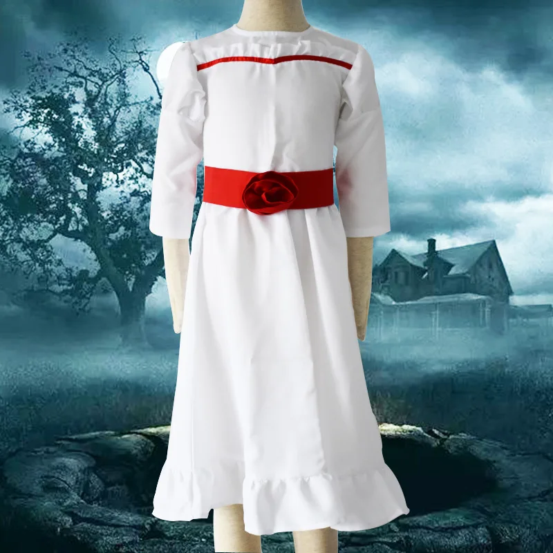 The Conjuring Doll Annabelle Creation Long Fancy Renaissance Medieval Dress Halloween Costume Cosplay Suit Horror Film Gifts
The Conjuring Doll Annabelle Creation Long Fancy Renaissance Medieval Dress Halloween Costume Cosplay Suit Horror Film Gifts