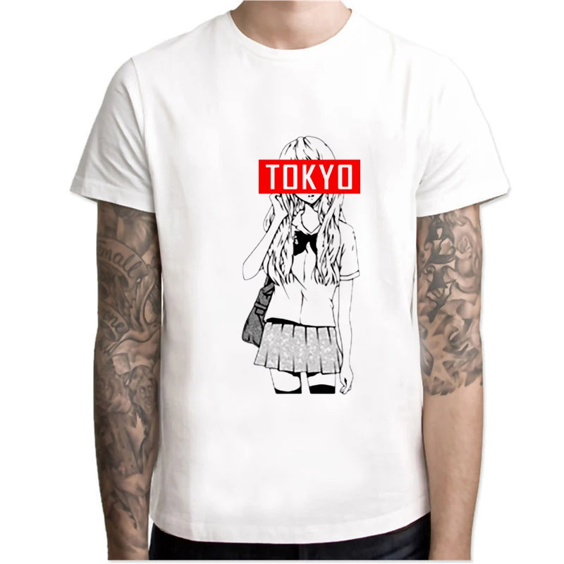 2019 NEW Men's Tshirt Print TOKYO Girl Anime Girl Print T-shirt Women Manga Streetwear Tshirt Unisex Harajuku Clothes
2019 NEW Men's Tshirt Print TOKYO Girl Anime Girl Print T-shirt Women Manga Streetwear Tshirt Unisex Harajuku Clothes