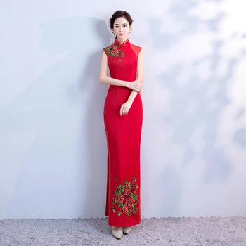 Elegant Womens Party Dress Chinese Style Evening Cheongsam Floor-Length Banquet Qipao Wedding Long Gowns Retro Vestido S-XXXL
Elegant Womens Party Dress Chinese Style Evening Cheongsam Floor-Length Banquet Qipao Wedding Long Gowns Retro Vestido S-XXXL