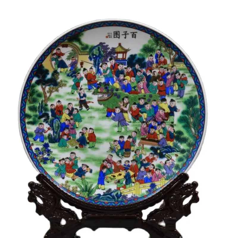 Decoration collection of ceramic ornaments with a hundred pictures of pastel figures in Qianlong of the Qing Dynasty
Decoration collection of ceramic ornaments with a hundred pictures of pastel figures in Qianlong of the Qing Dynasty